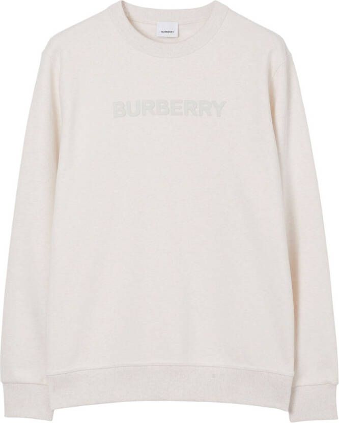 Burberry Sweater met logoprint Wit