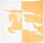 Burberry Sjaal met logoprint Geel - Thumbnail 1
