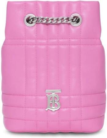 Burberry Lola gewatteerde rugzak Roze