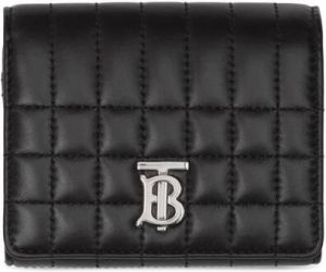 Burberry Lola quilted leather wallet Zwart