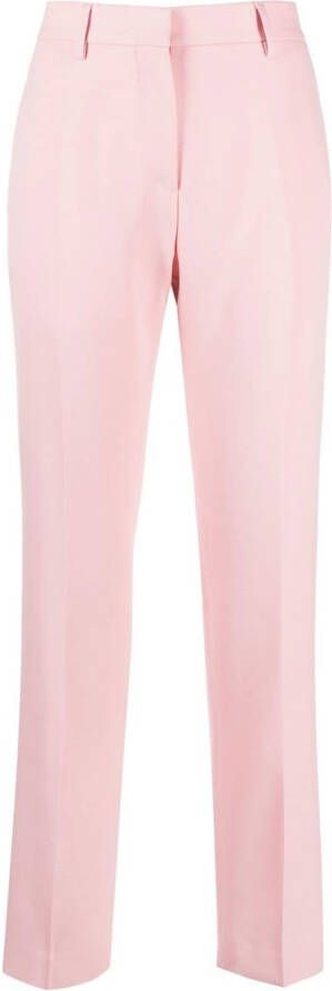 Burberry Mid waist pantalon Roze