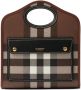 Burberry Leren kleine shopper Bruin - Thumbnail 1