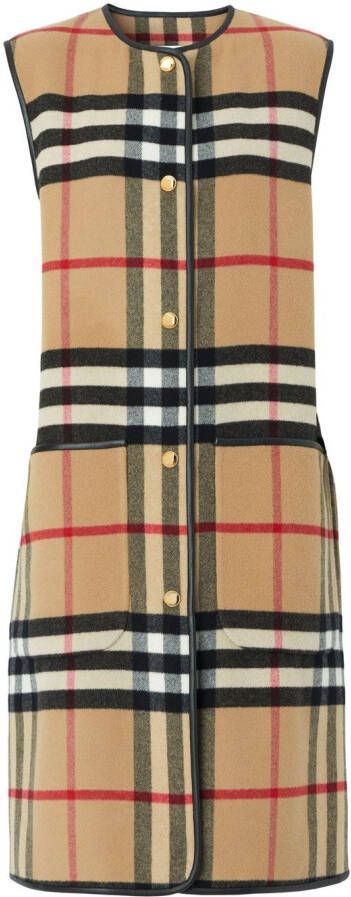 Burberry Mouwloze jas Beige