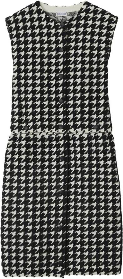 Burberry Mouwloze mini-jurk Zwart