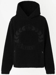 Burberry Fleece hoodie Zwart