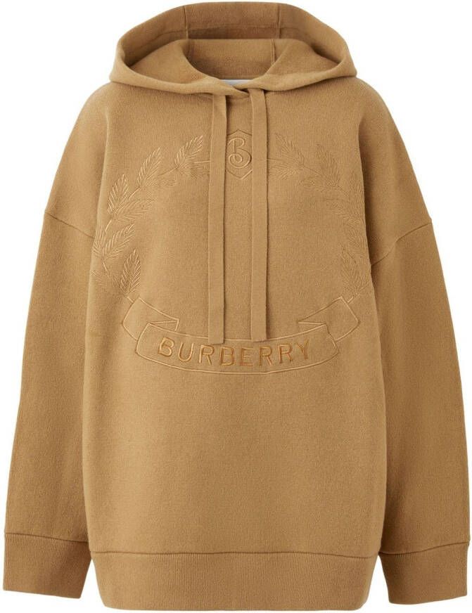 Burberry Oversized hoodie Beige
