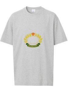 Burberry T-shirt met print Grijs