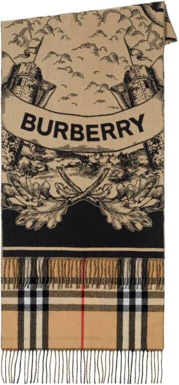 Burberry Omkeerbare sjaal Beige