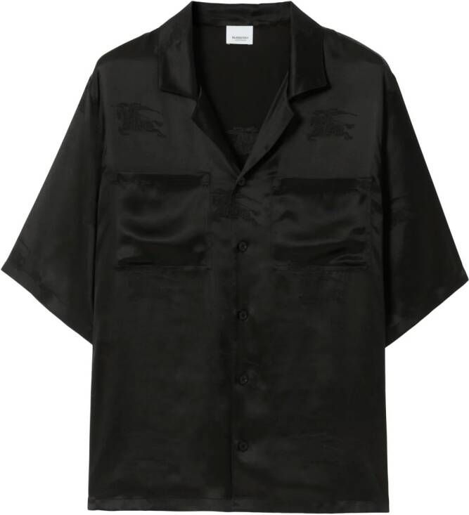 Burberry Overhemd met patroon Zwart
