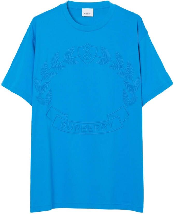 Burberry Oversized T-shirt Blauw
