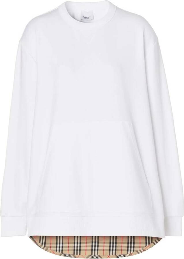 Burberry Oversized sweater Wit