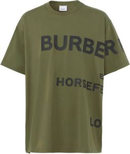 Burberry Oversized T-shirt Groen