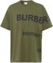 Burberry Oversized T-shirt Groen - Thumbnail 1