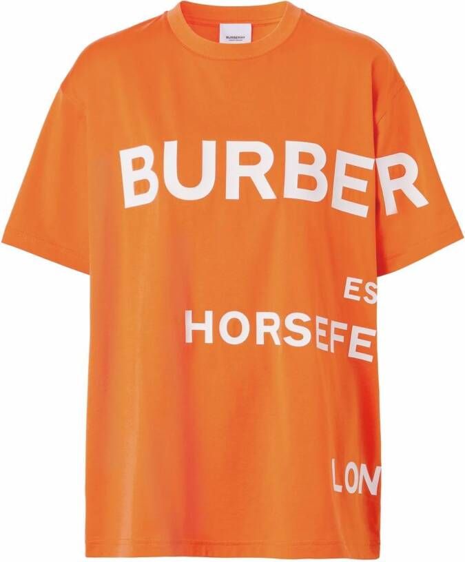 Burberry Oversized T-shirt Oranje