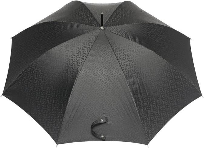 Burberry Paraplu met monogramprint Zwart
