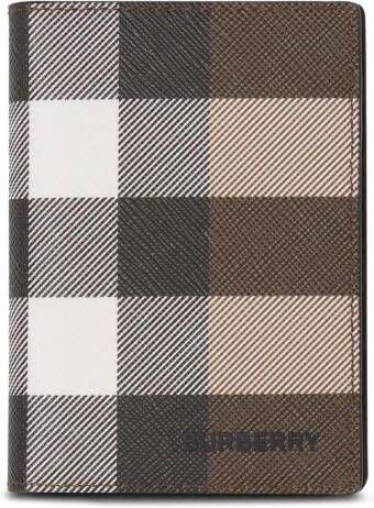 Burberry Pasjeshouder met logoprint Bruin