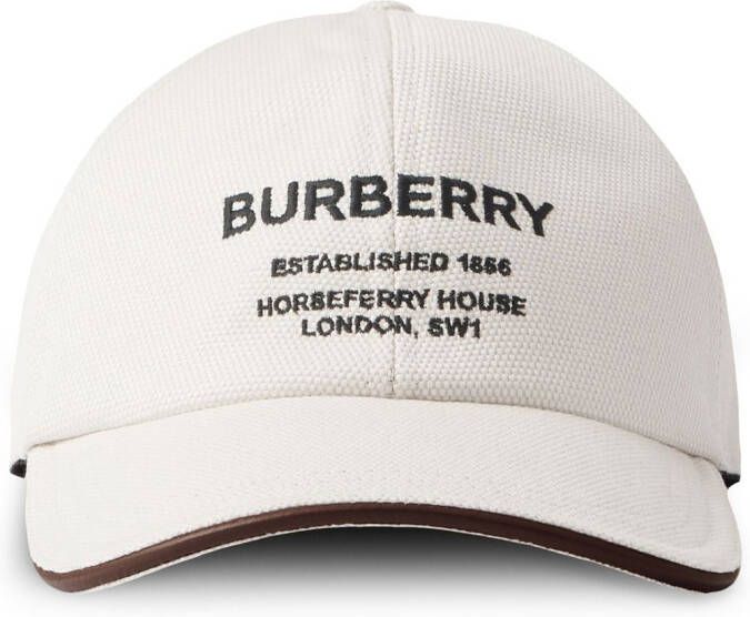 Burberry Pet met geborduurd logo Beige
