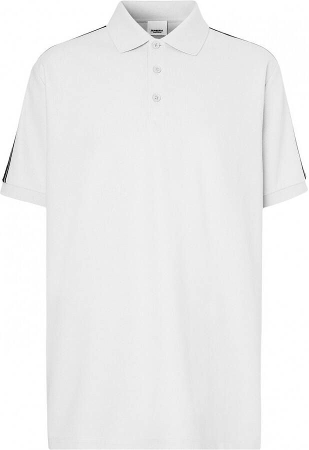 Burberry Poloshirt met logoband Wit