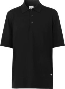 Burberry Poloshirt met monogramprint Zwart