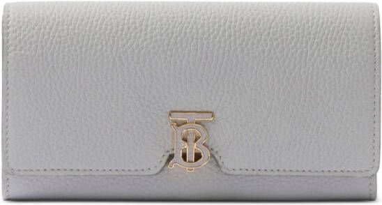 Burberry Portemonnee met logoplakkaat Grijs