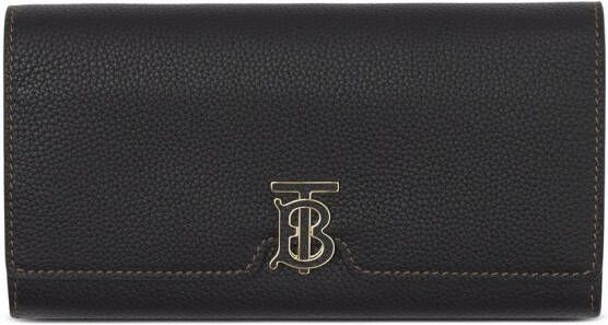 Burberry Portemonnee met monogramplakkaat Zwart