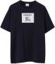 Burberry T-shirt met logopatch Blauw - Thumbnail 1