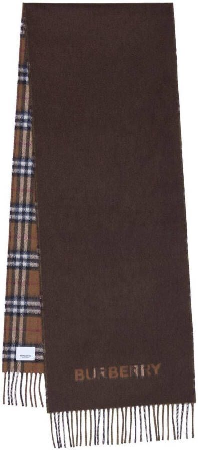 Burberry Omkeerbare sjaal Bruin