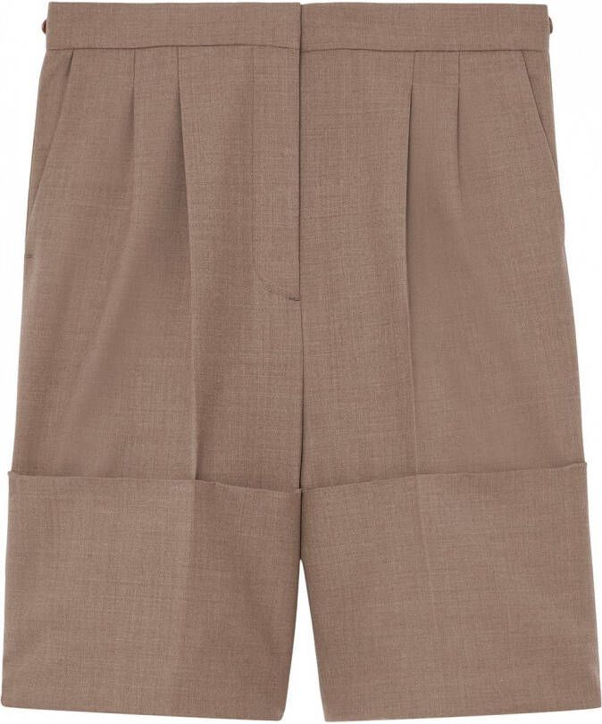 Burberry Shorts met detail Bruin