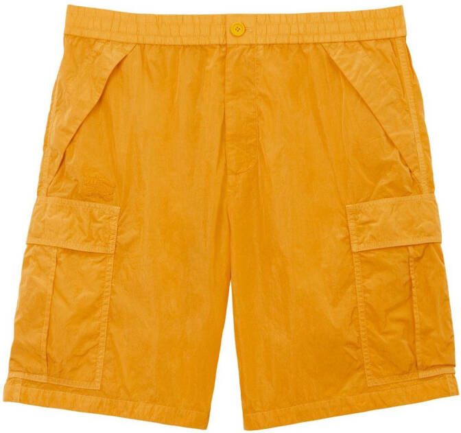 Burberry Shorts met elastische taille Geel