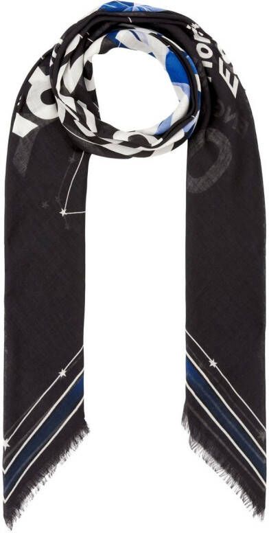 Burberry Sjaal met logoprint Blauw