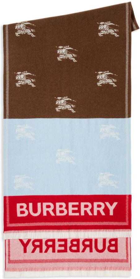 Burberry Sjaal met print Bruin