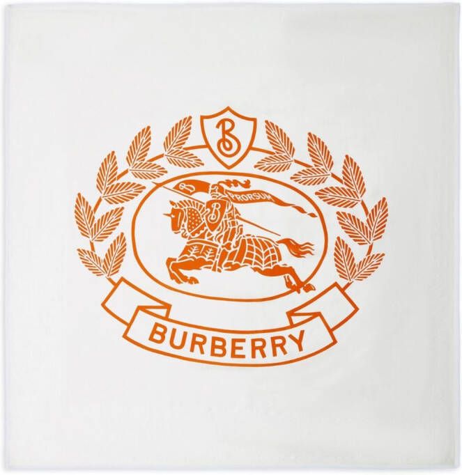 Burberry Sjaal met print Wit