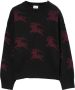 Burberry Sweater met jacquard Zwart - Thumbnail 1