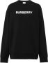 Burberry Sweater met logoprint Zwart - Thumbnail 1