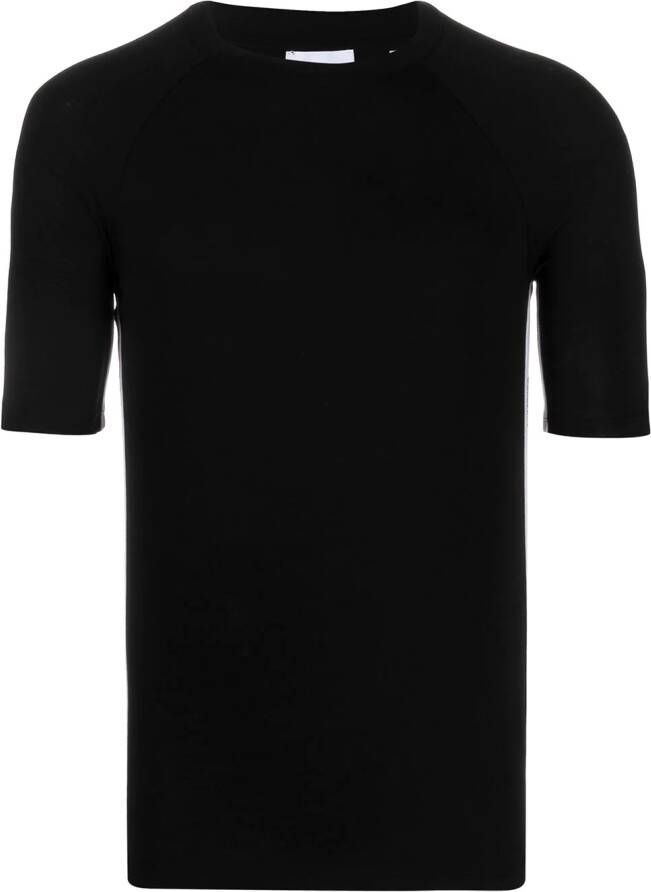Burberry T-shirt met logo Zwart