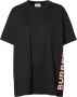 Burberry T-shirt met logoprint Zwart - Thumbnail 1