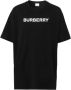 Burberry T-shirt met logoprint Zwart - Thumbnail 1