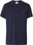 Burberry T-shirt met monogram motief Blauw - Thumbnail 1