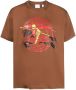 Burberry T-shirt met print Bruin - Thumbnail 1
