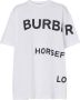 Burberry T-shirt met print Wit - Thumbnail 1