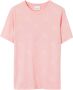 Burberry T-shirt met ronde hals Roze - Thumbnail 1