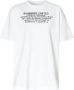 Burberry T-shirt met tekst Wit - Thumbnail 1