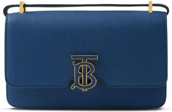 Burberry TB leren mini-tas Blauw