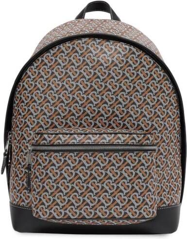 Burberry Rugzak met monogramprint Zwart