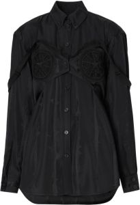Burberry Gereconstrueerd blouse Zwart