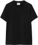 Burberry T-shirt met geborduurd tonaal logo Zwart - Thumbnail 1