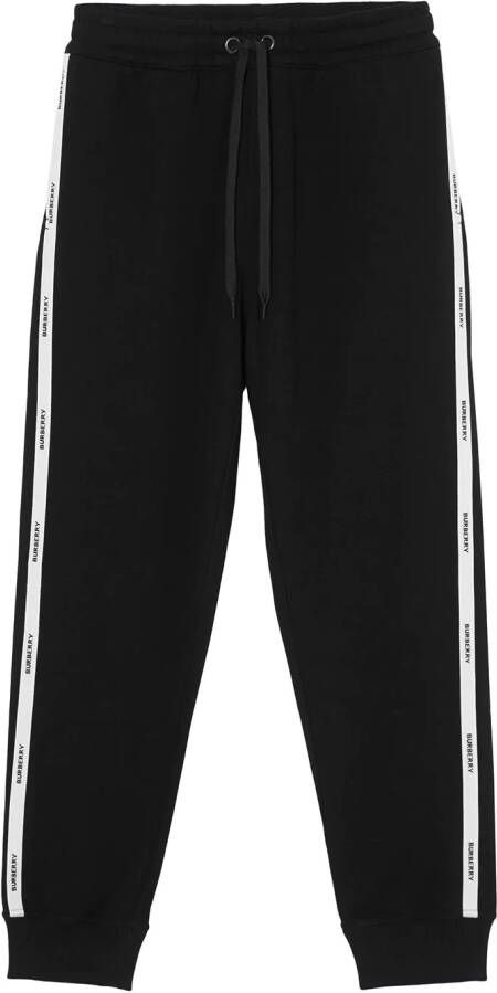 Burberry Trainingsbroek met logoband Zwart
