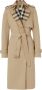 Burberry Trenchcoat met oversized vlak Beige - Thumbnail 1