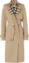 Burberry Trenchcoat met oversized vlak Beige - Thumbnail 1