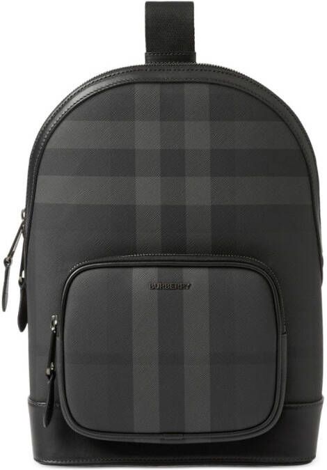 Burberry Vintage check messengertas Zwart
